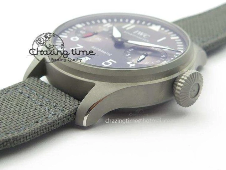 MIROTIME 0428 SunProtective Big Pilot Real PR IW500910 “Patrouille Suisse” ZF 1:1 Best Edition On Gray Nylon Strap 7278